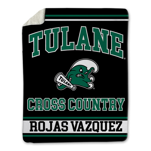 Tulane - NCAA Women's Cross Country : Dana Rojas Vazquez - Blanket-0