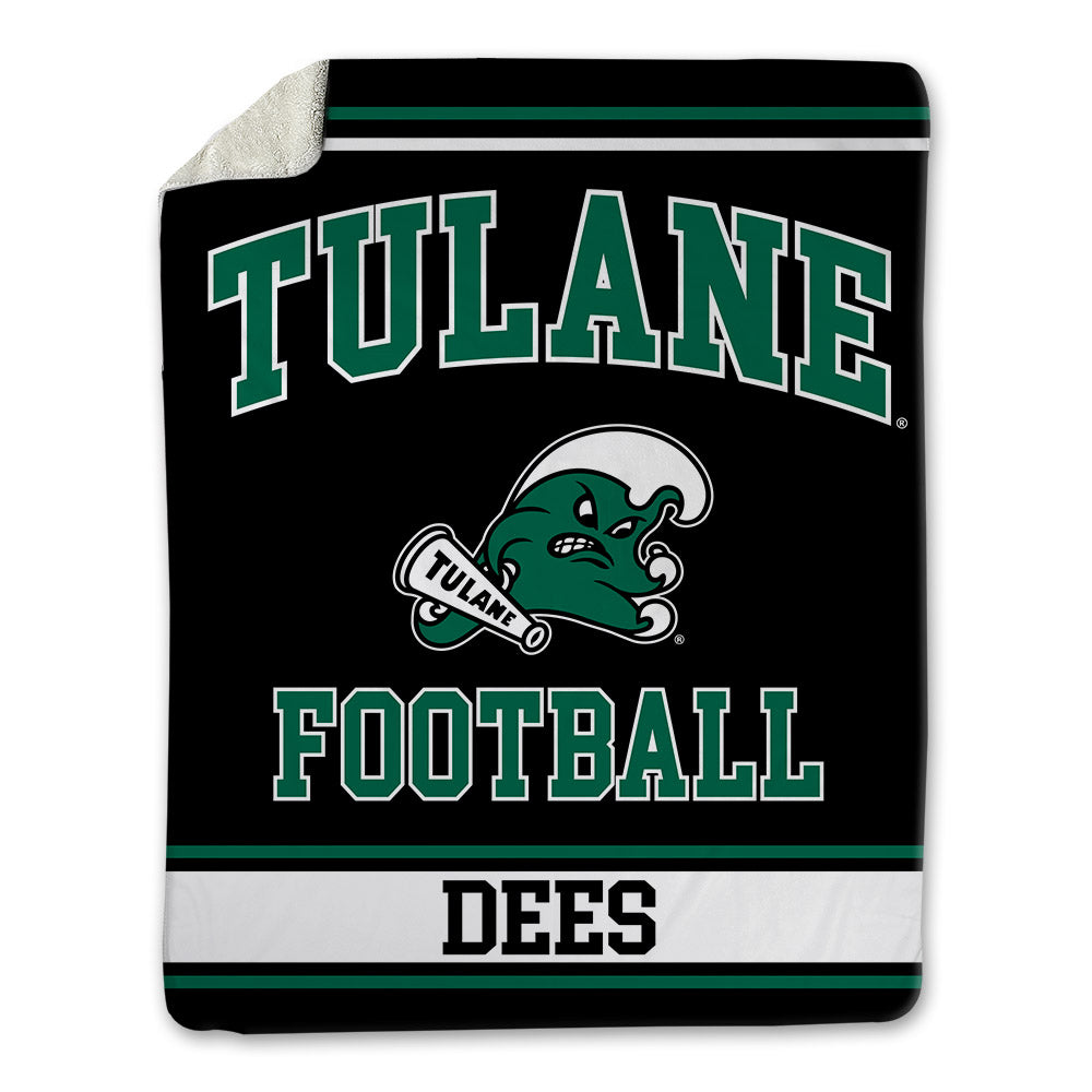 Tulane - NCAA Football : Cayden Dees - Blanket-0