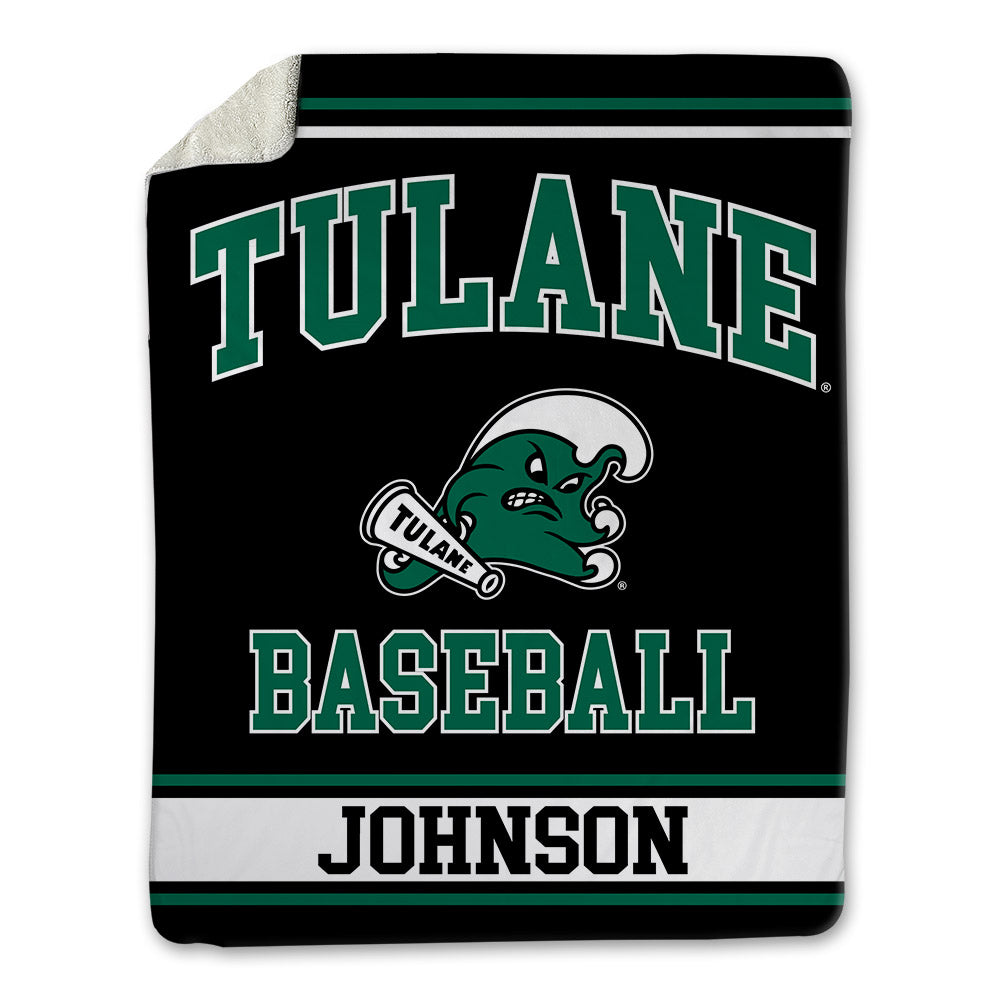 Tulane - NCAA Baseball : Nate Johnson - Blanket-0