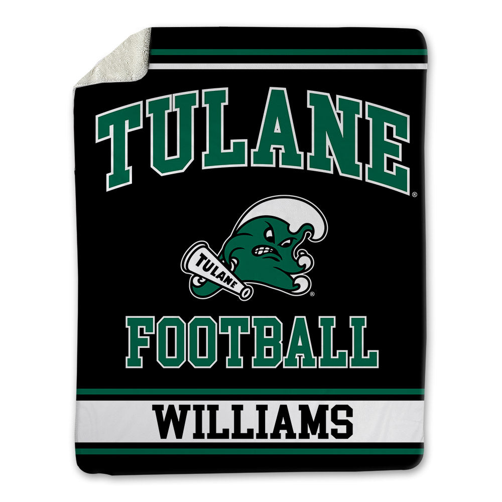Tulane - NCAA Football : Makai Williams - Blanket-0