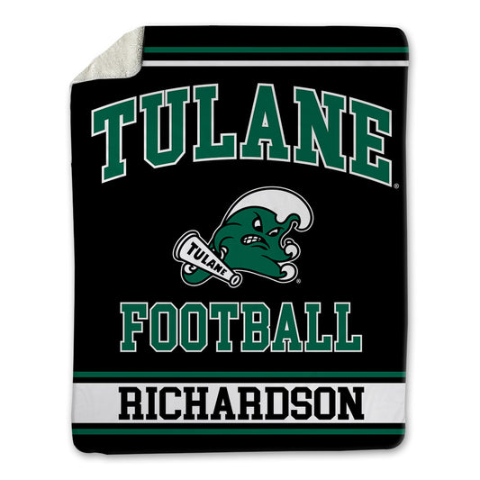 Tulane - NCAA Football : Bredell Richardson - Blanket-0