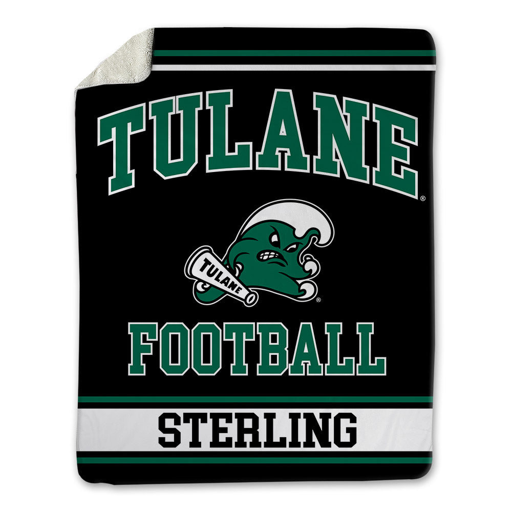 Tulane - NCAA Football : Reshad Sterling - Blanket-0