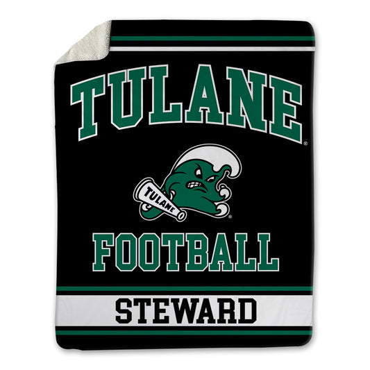 Tulane - NCAA Football : Dominic Steward - Blanket-0