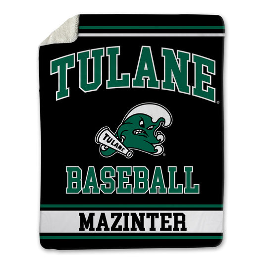 Tulane - NCAA Baseball : Max Mazinter - Blanket-0