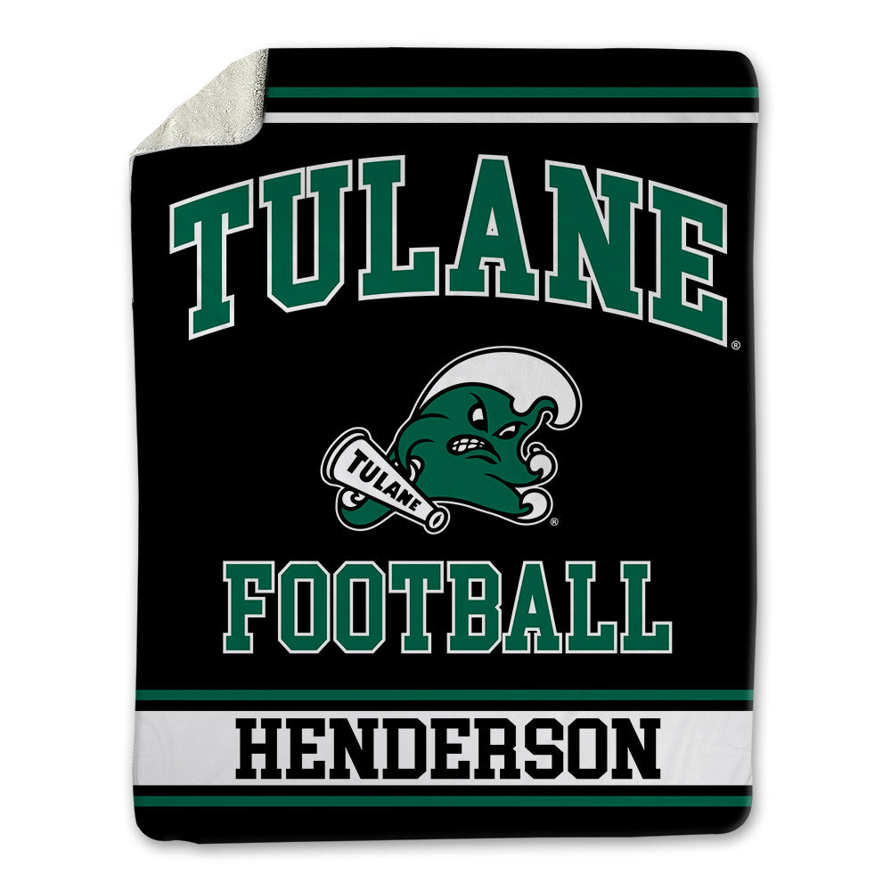 Tulane - NCAA Football : Gerrod Henderson - Blanket-0