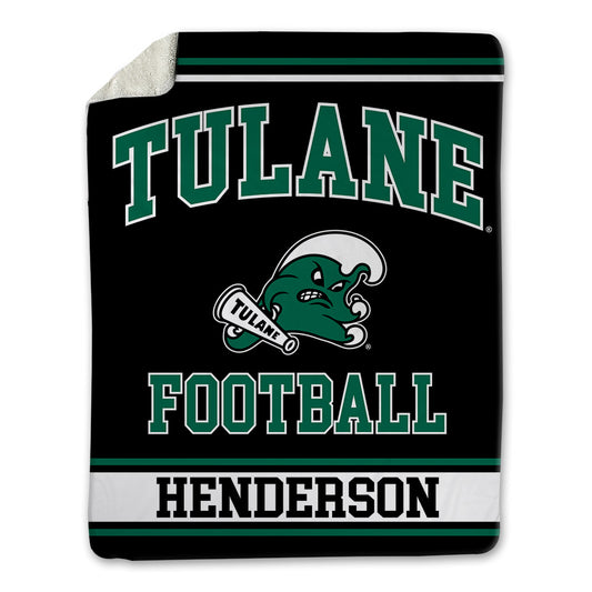 Tulane - NCAA Football : Gerrod Henderson - Blanket-0