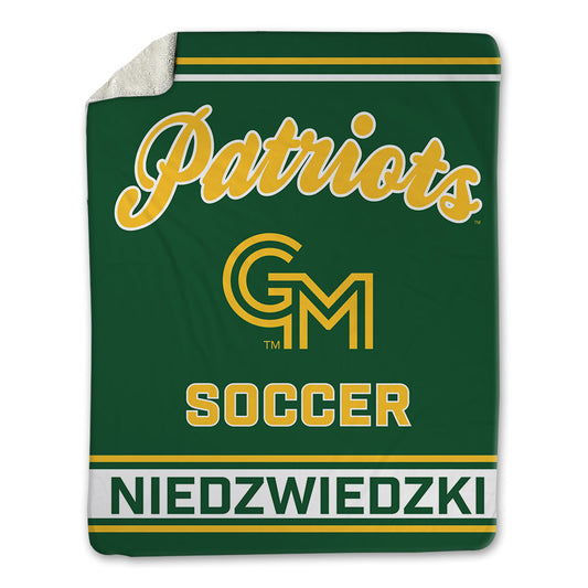 GMU - NCAA Women's Soccer : Tessa Niedzwiedzki - Blanket-0