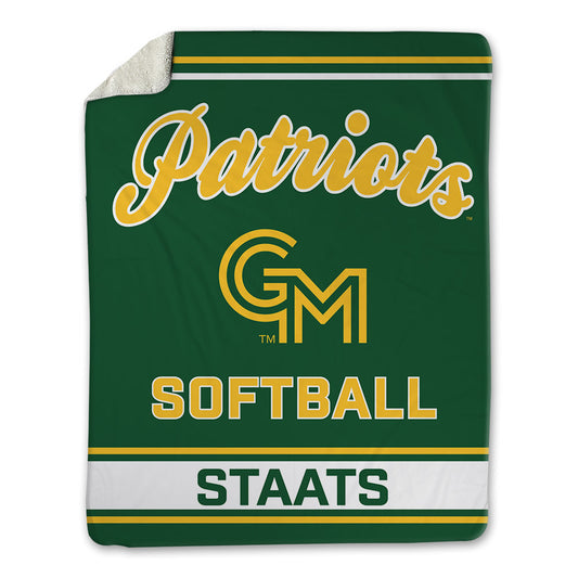 GMU - NCAA Softball : Madeline Staats - Blanket-0