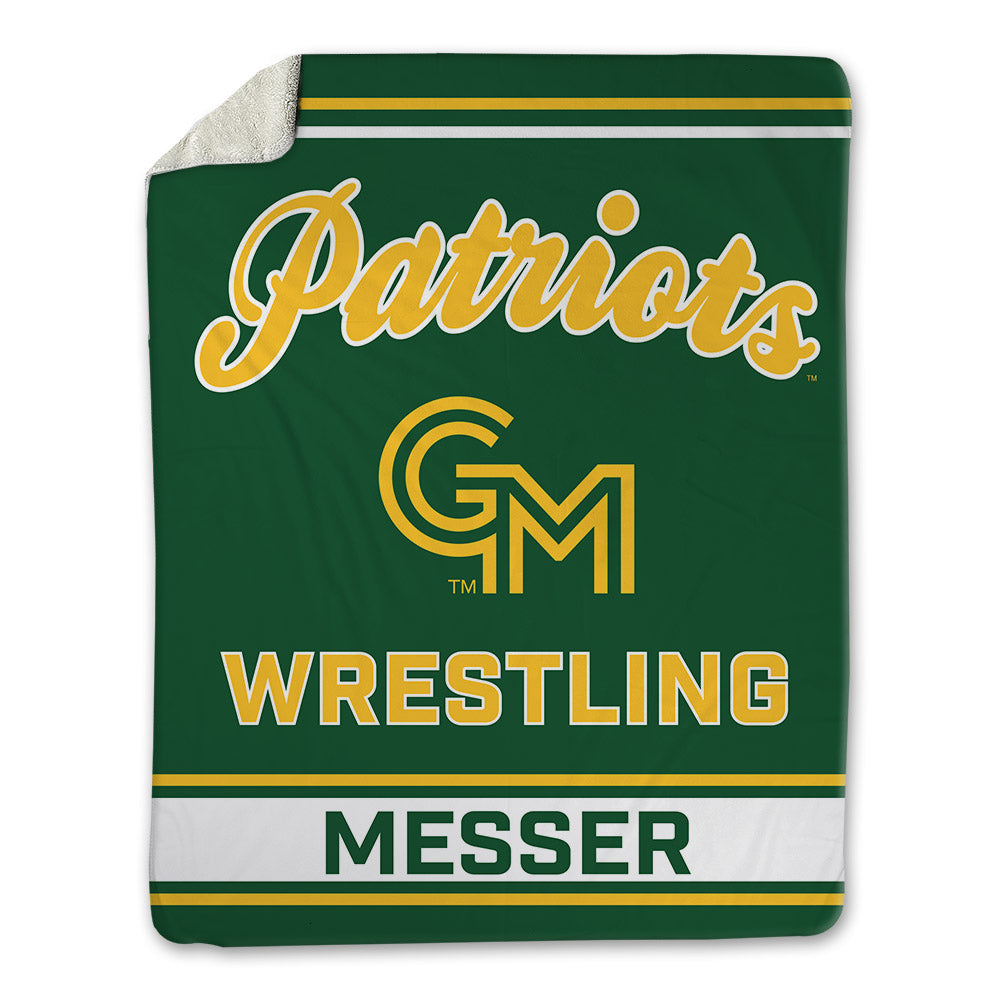 GMU - NCAA Wrestling : Logan Messer - Blanket-0