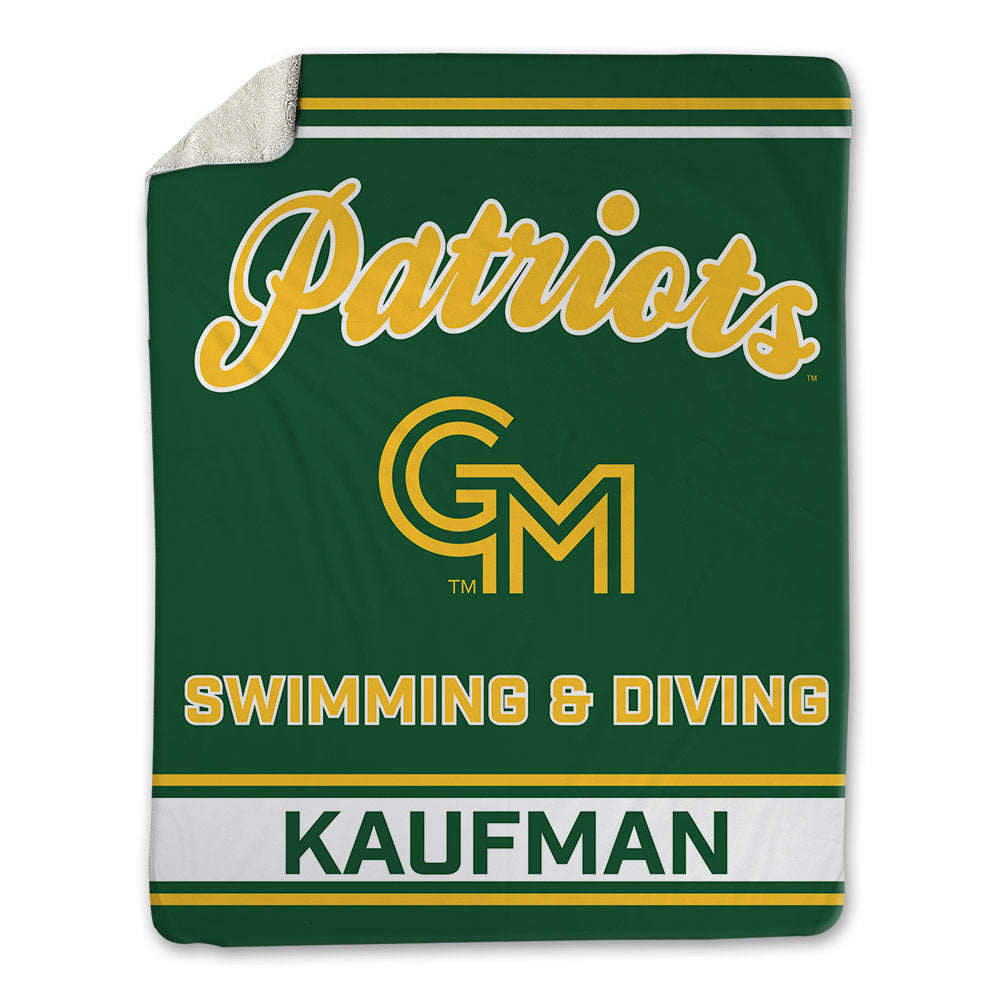 GMU - NCAA Women's Swimming & Diving : Sidney Kaufman - Blanket-0