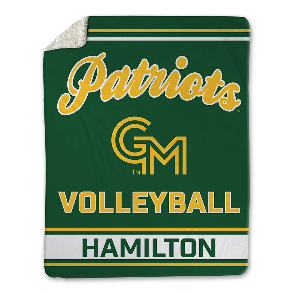 GMU - NCAA Women's Volleyball : Kiera Hamilton - Blanket-0