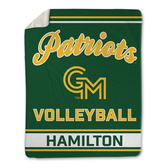 GMU - NCAA Women's Volleyball : Kiera Hamilton - Blanket-0