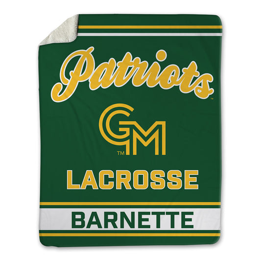 GMU - NCAA Women's Lacrosse : Emily Barnette - Blanket-0