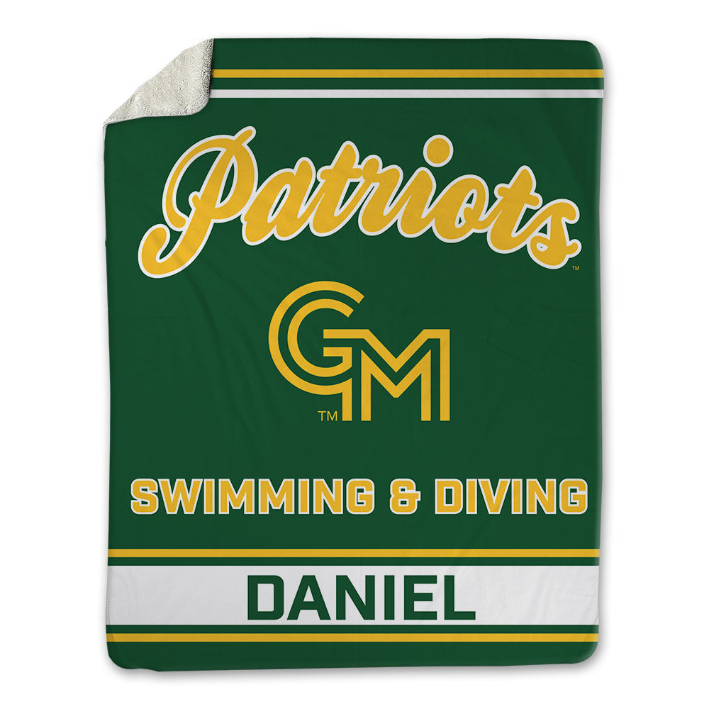 GMU - NCAA Women's Swimming & Diving : Lucy Daniel - Blanket-0