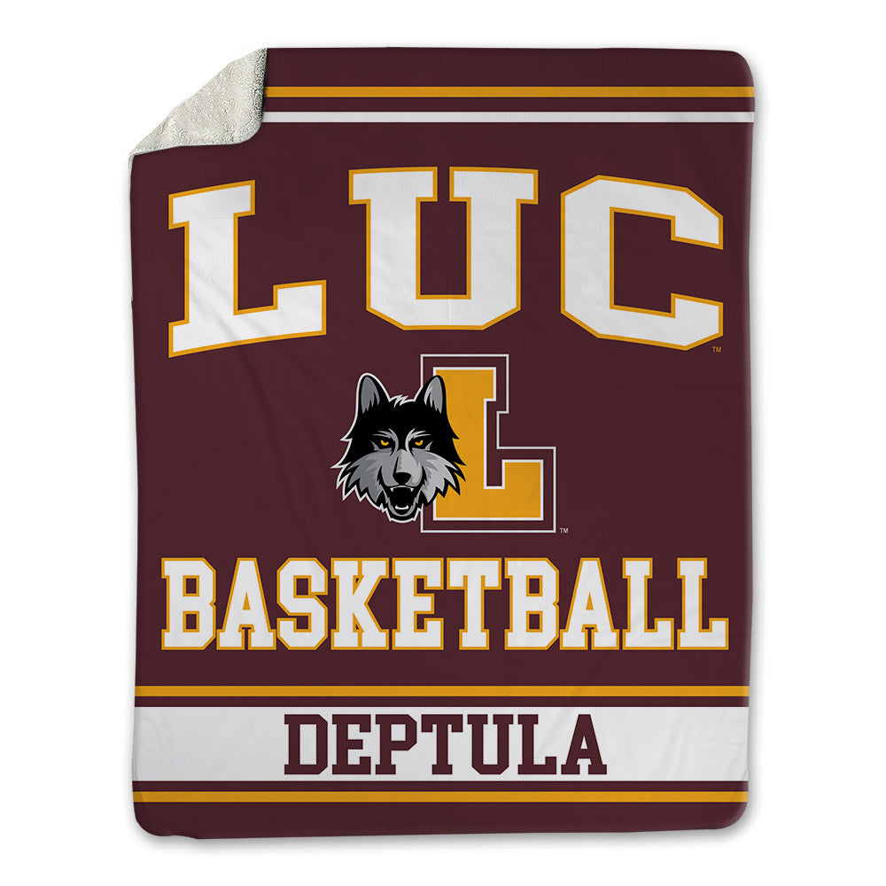 Loyola - NCAA Women's Basketball : Audrey Deptula - Blanket-0