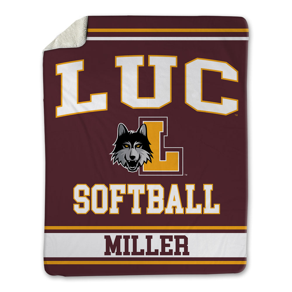 Loyola - NCAA Softball : Evelyn Miller - Blanket-0
