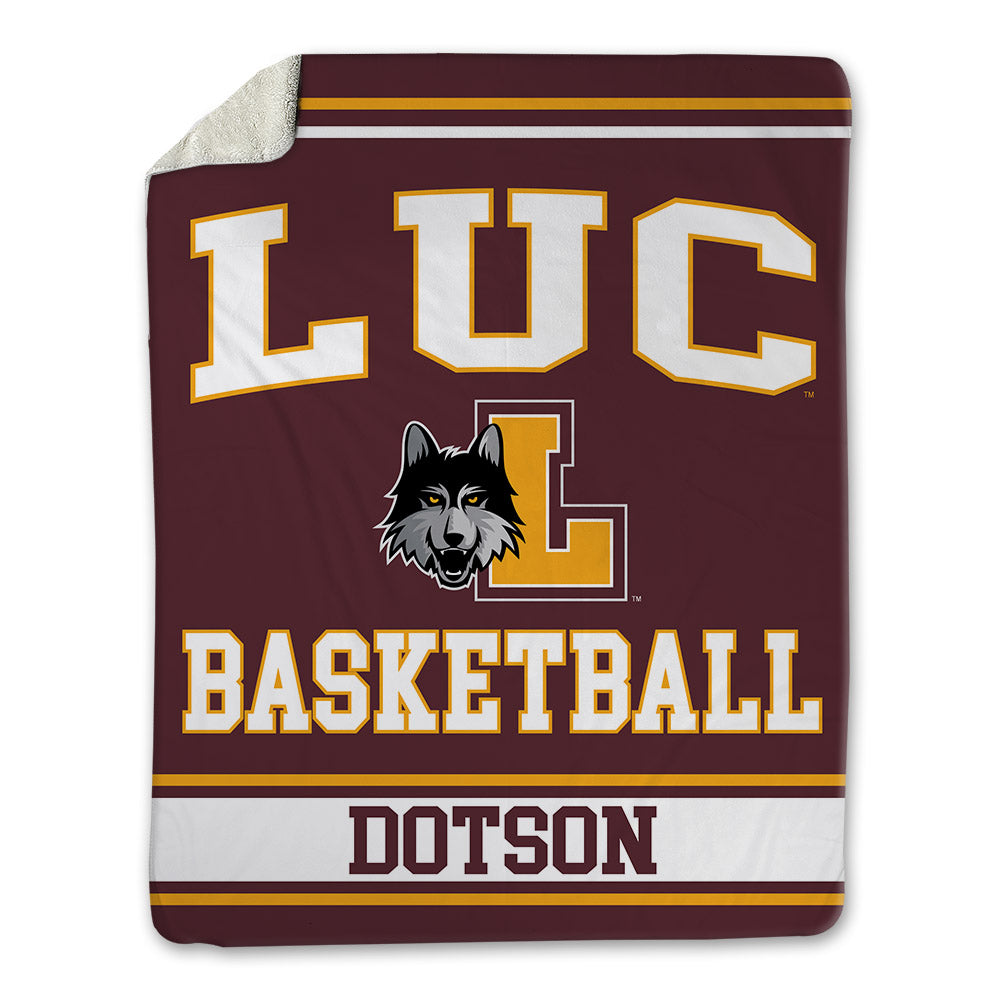 Loyola - NCAA Men's Basketball : Kayde Dotson - Blanket-0