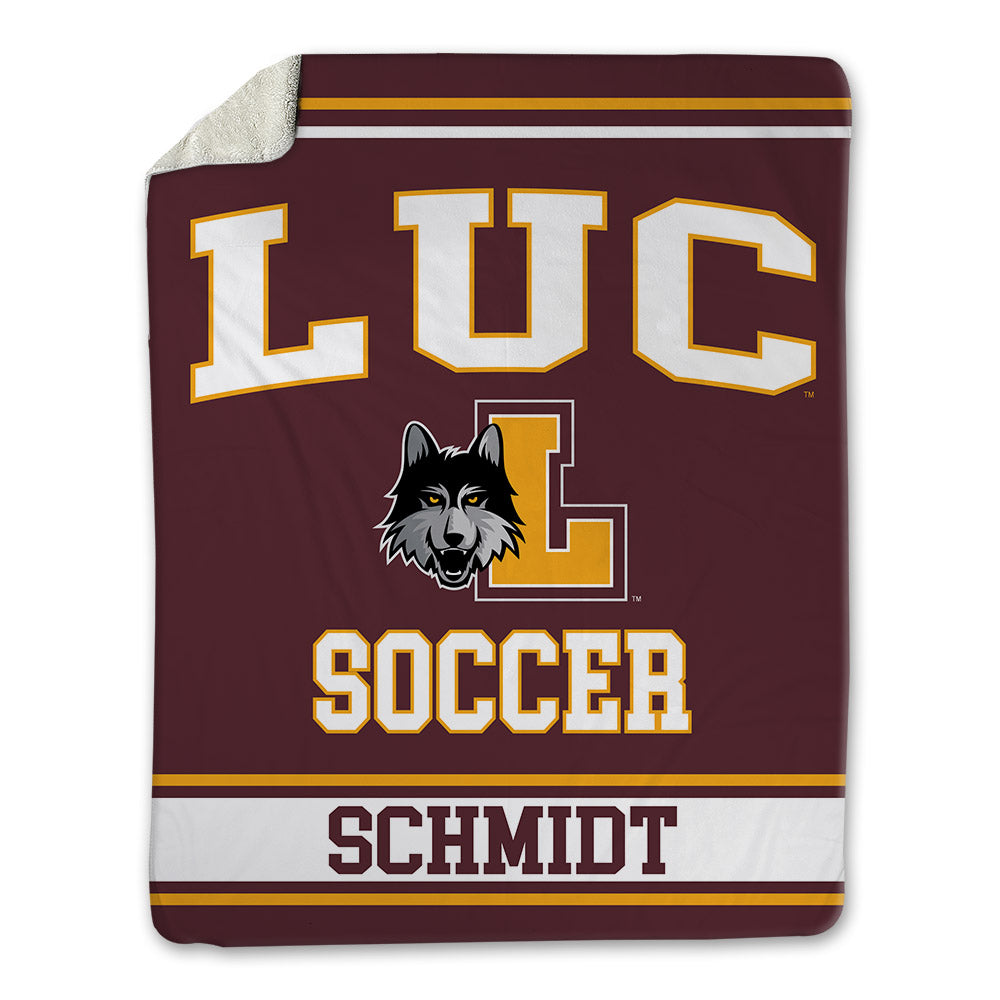 Loyola - NCAA Women's Soccer : Maggie Schmidt - Blanket-0
