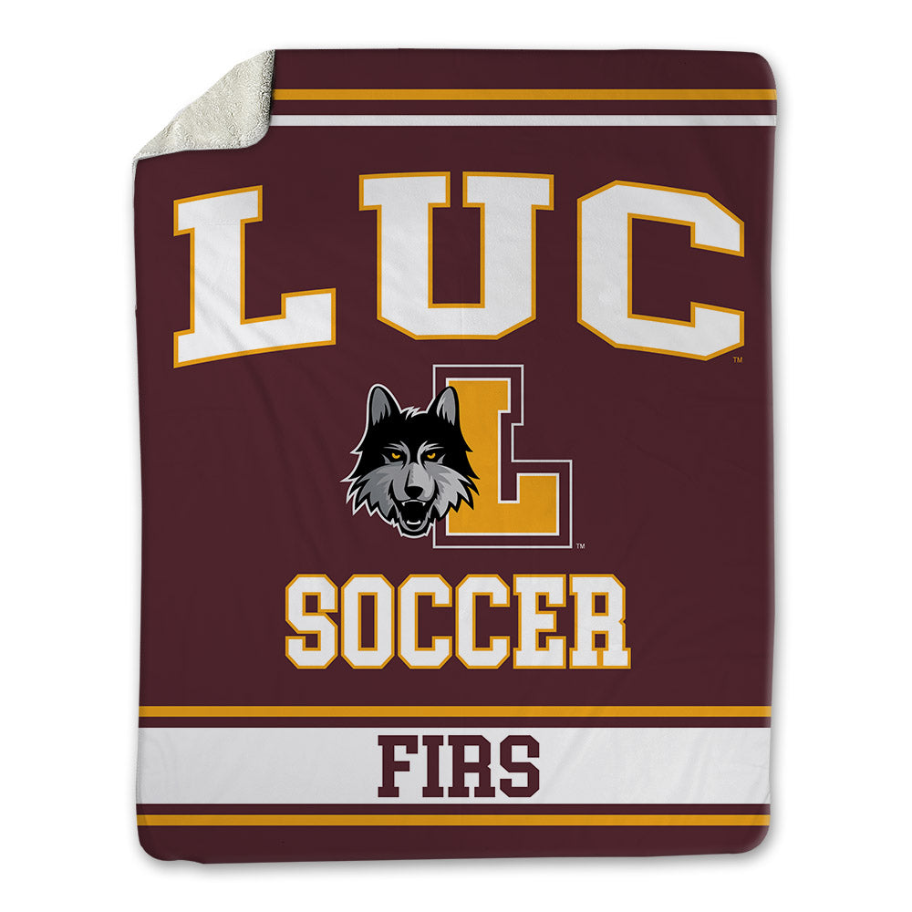 Loyola - NCAA Men's Soccer : Daniel Firs - Blanket-0
