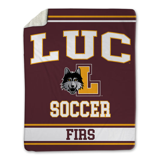 Loyola - NCAA Men's Soccer : Daniel Firs - Blanket-0