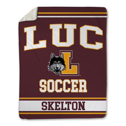 Loyola - NCAA Women's Soccer : Ella Skelton - Blanket-0