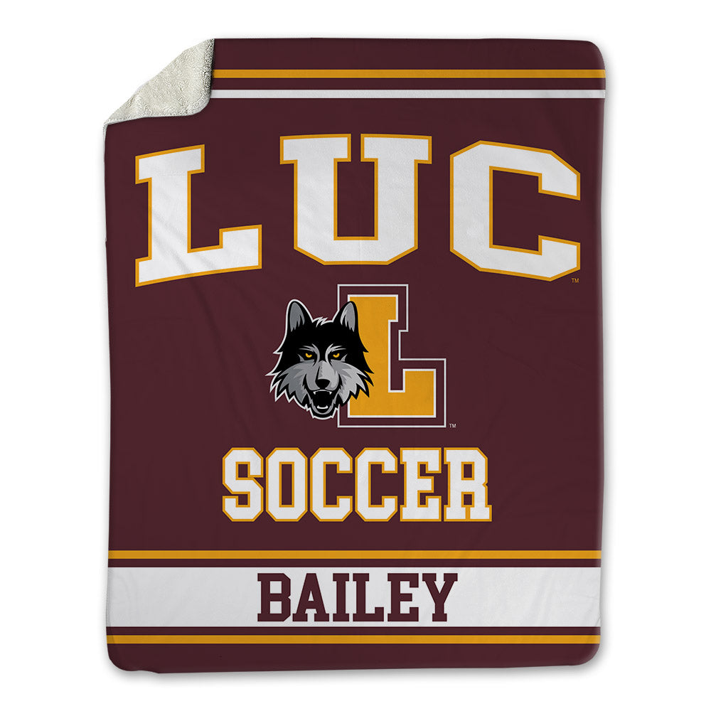Loyola - NCAA Men's Soccer : Grant Bailey - Blanket-0