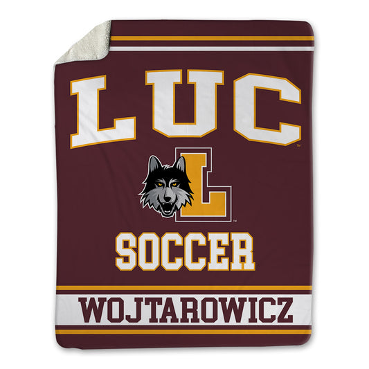 Loyola - NCAA Women's Soccer : Gabby Wojtarowicz - Blanket-0