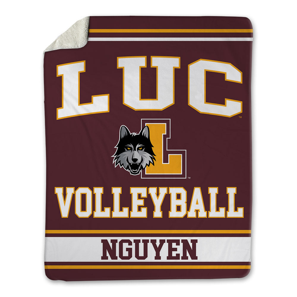 Loyola - NCAA Women's Volleyball : Leyna Nguyen - Blanket-0