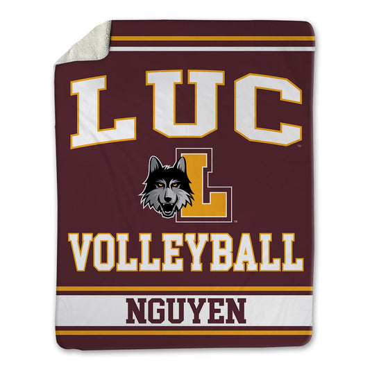 Loyola - NCAA Women's Volleyball : Leyna Nguyen - Blanket-0