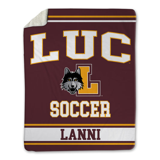 Loyola - NCAA Women's Soccer : Mia Lanni - Blanket-0