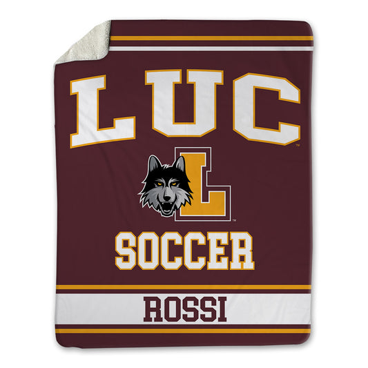 Loyola - NCAA Women's Soccer : Emily Rossi - Blanket-0