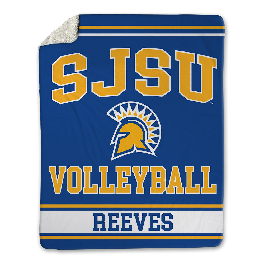 SJSU - NCAA Women's Volleyball : Randi Reeves - Blanket-0