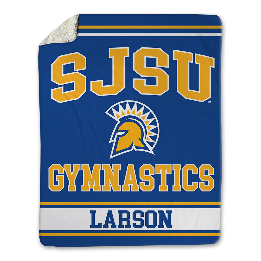 SJSU - NCAA Women's Gymnastics : Kaylee Larson - Blanket-0
