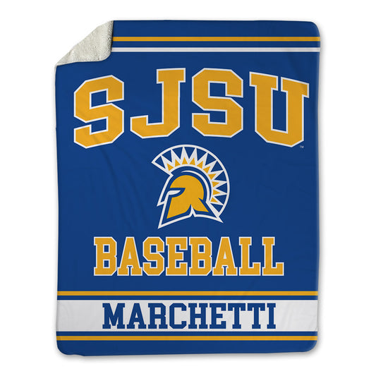 SJSU - NCAA Baseball : Landon Marchetti - Blanket-0