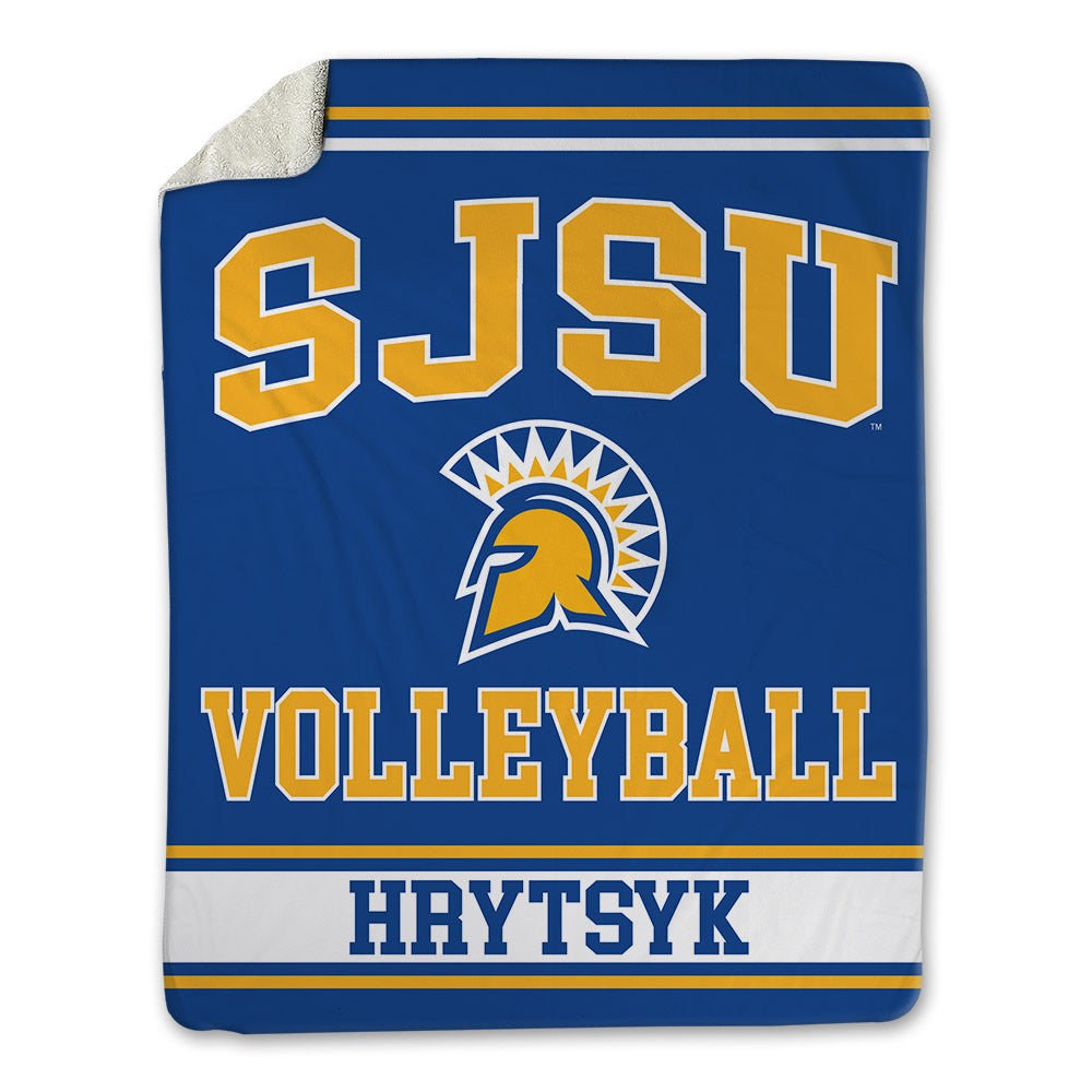 SJSU - NCAA Women's Volleyball : Bohdana Hrytsyk - Blanket-0