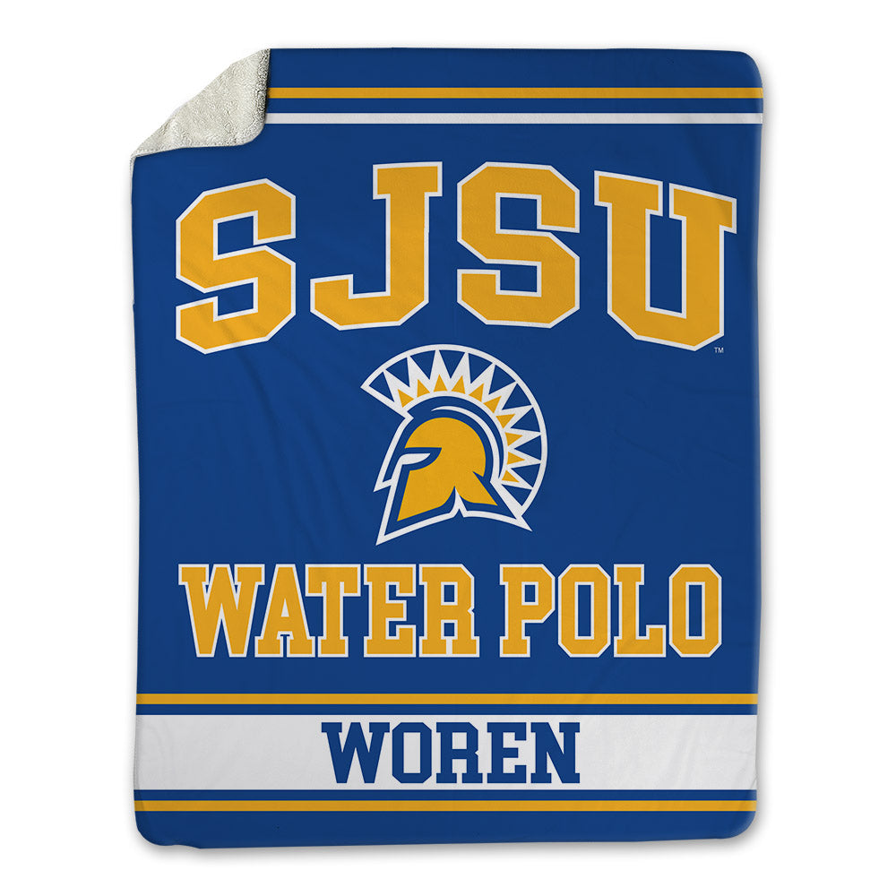 SJSU - NCAA Women's Water Polo : Sarah Woren - Blanket-0