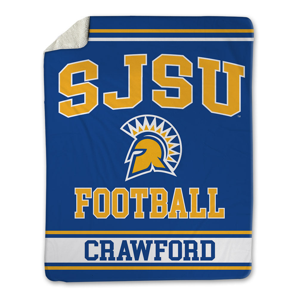 SJSU - NCAA Football : Maliki Crawford - Blanket-0