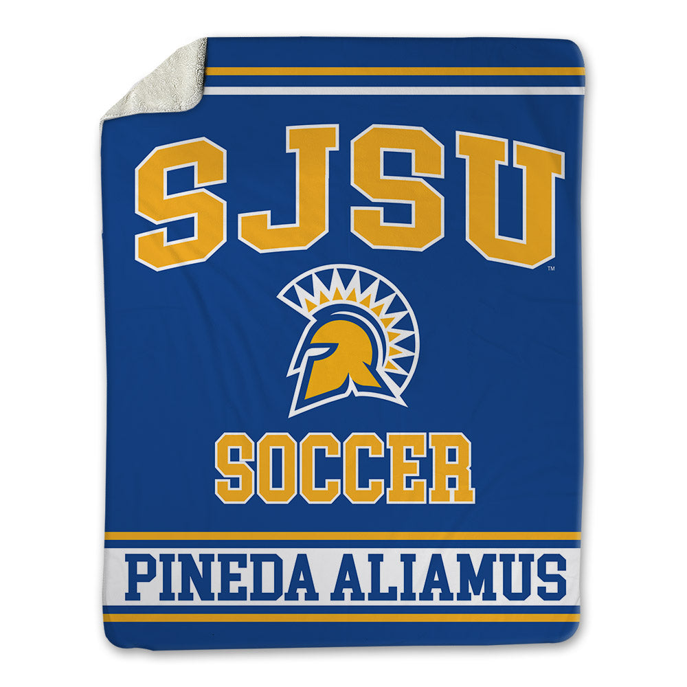 SJSU - NCAA Women's Soccer : Paige Pineda Aliamus - Blanket-0