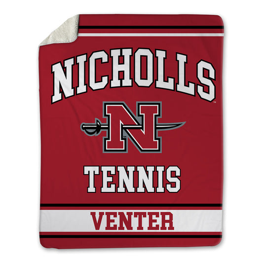 Nicholls State - NCAA Men's Tennis : Gerhard Venter - Blanket-0