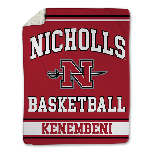 Nicholls State - NCAA Women's Basketball : Rie Rie Kenembeni - Blanket-0