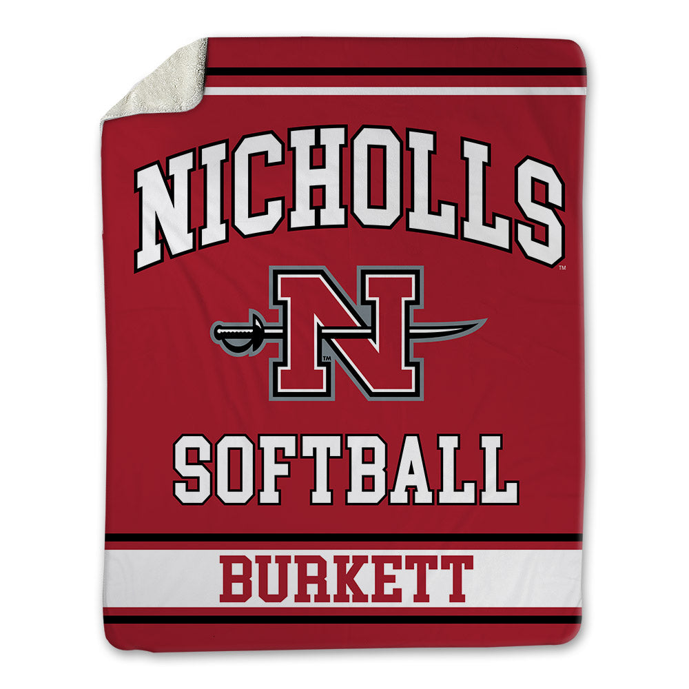 Nicholls State - NCAA Softball : Ava Burkett - Blanket-0