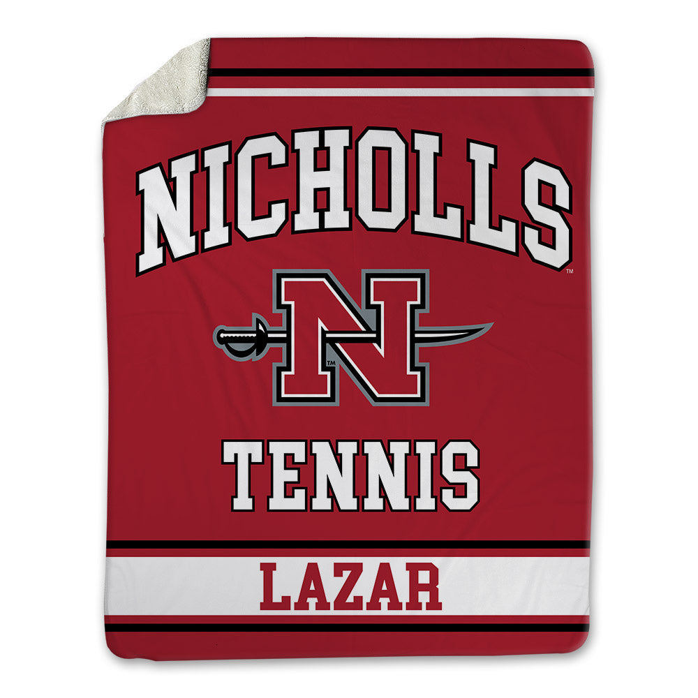 Nicholls State - NCAA Men's Tennis : Razvan Lazar - Blanket-0