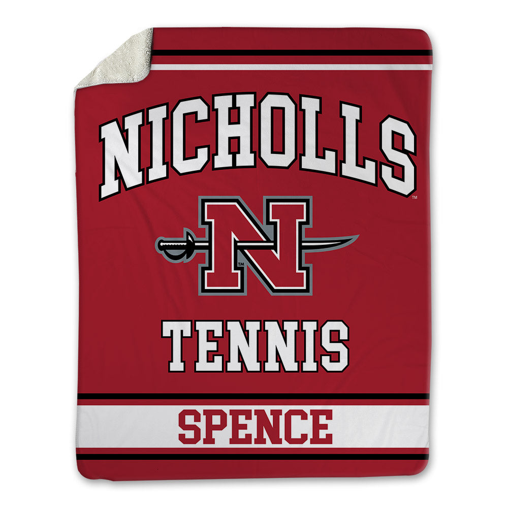 Nicholls State - NCAA Men's Tennis : Mitchell Spence - Blanket-0