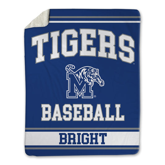 Memphis - NCAA Baseball : Mike Bright - Blanket-0