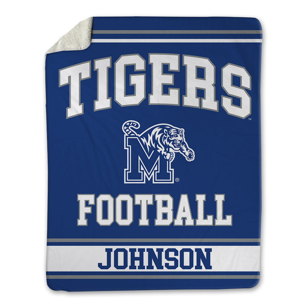 Memphis - NCAA Football : TJ Johnson - Blanket-0