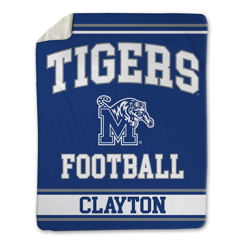 Memphis - NCAA Football : Jer'Quise Clayton - Blanket-0