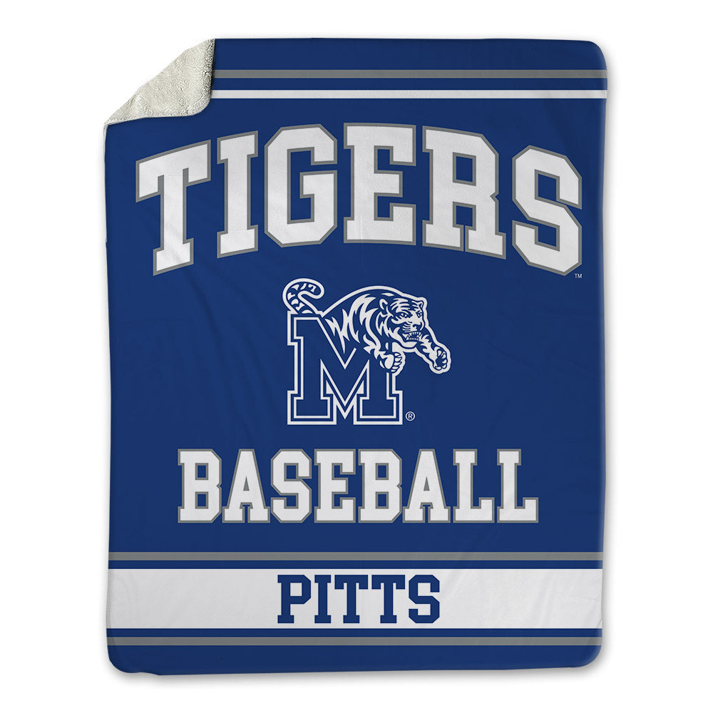 Memphis - NCAA Baseball : Jack Pitts - Blanket-0