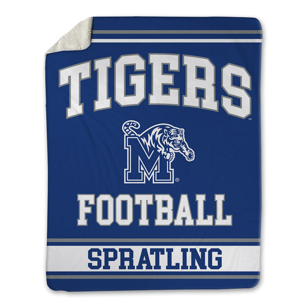 Memphis - NCAA Football : Kadan Spratling - Blanket-0