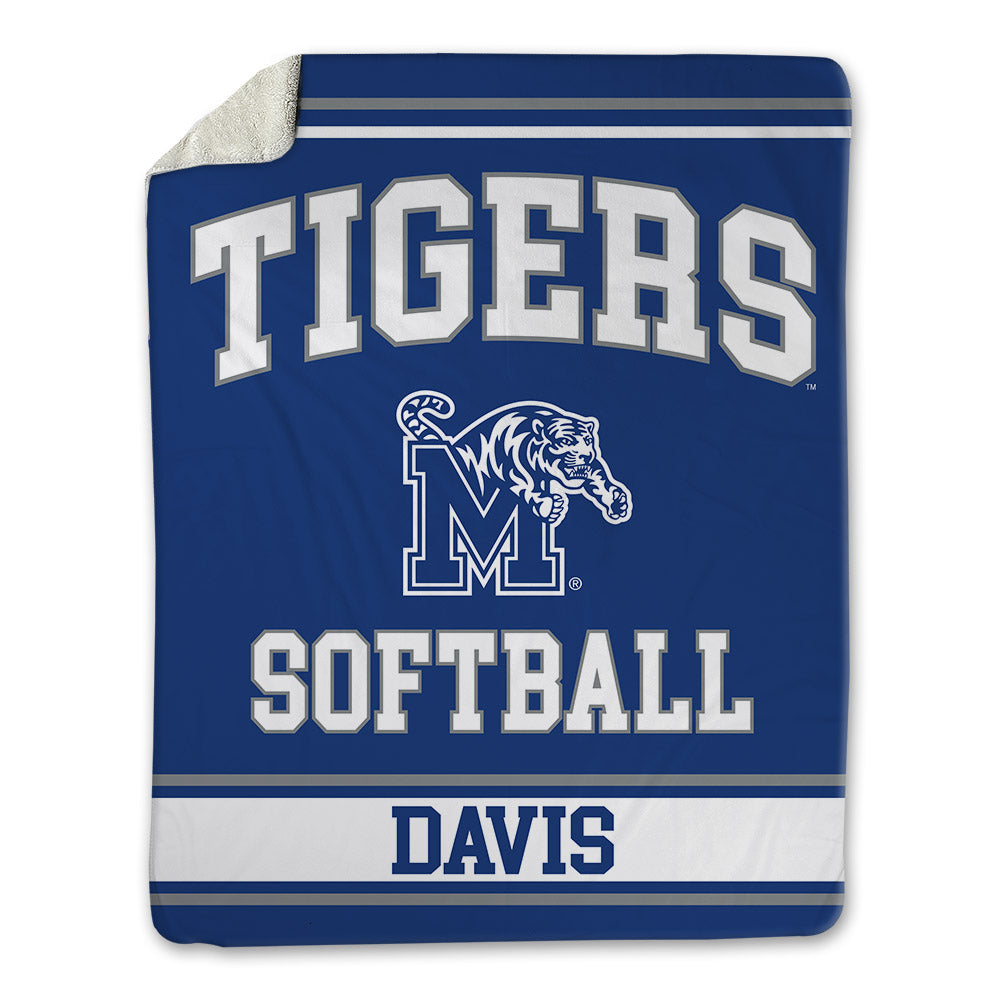 Memphis - NCAA Softball : Ariel Davis - Blanket-0