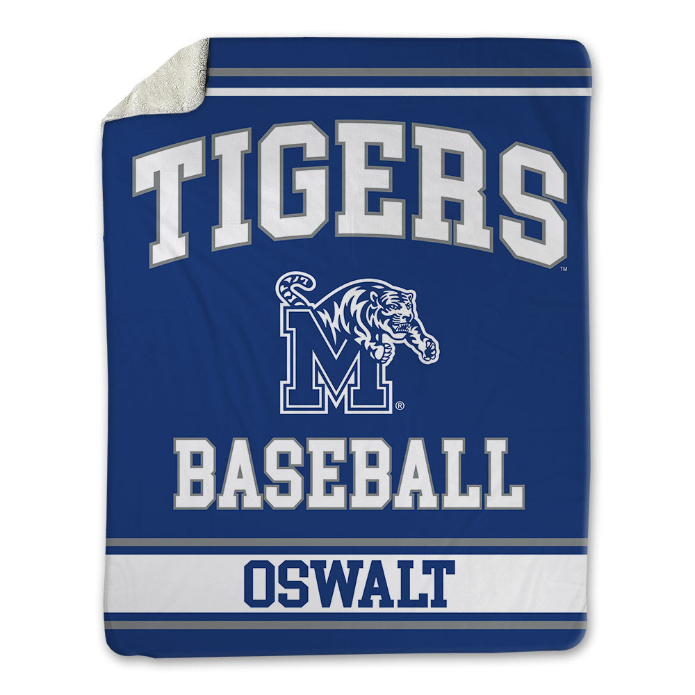 Memphis - NCAA Baseball : Davis Oswalt - Blanket-0